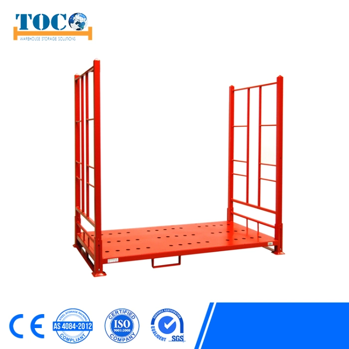 Competitive Painted Building Materials Movable Pallet Stacking Equipment with Plywood Deck