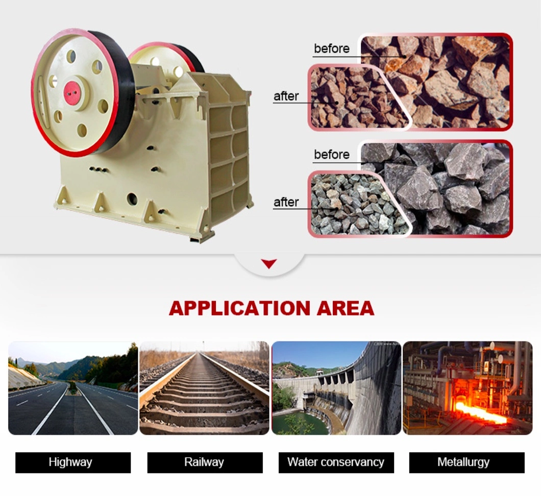 Jaw Crusher PE Series Energy Saving Mining Machine Crushing Line Small Rock Stone Crusher Factory Direct